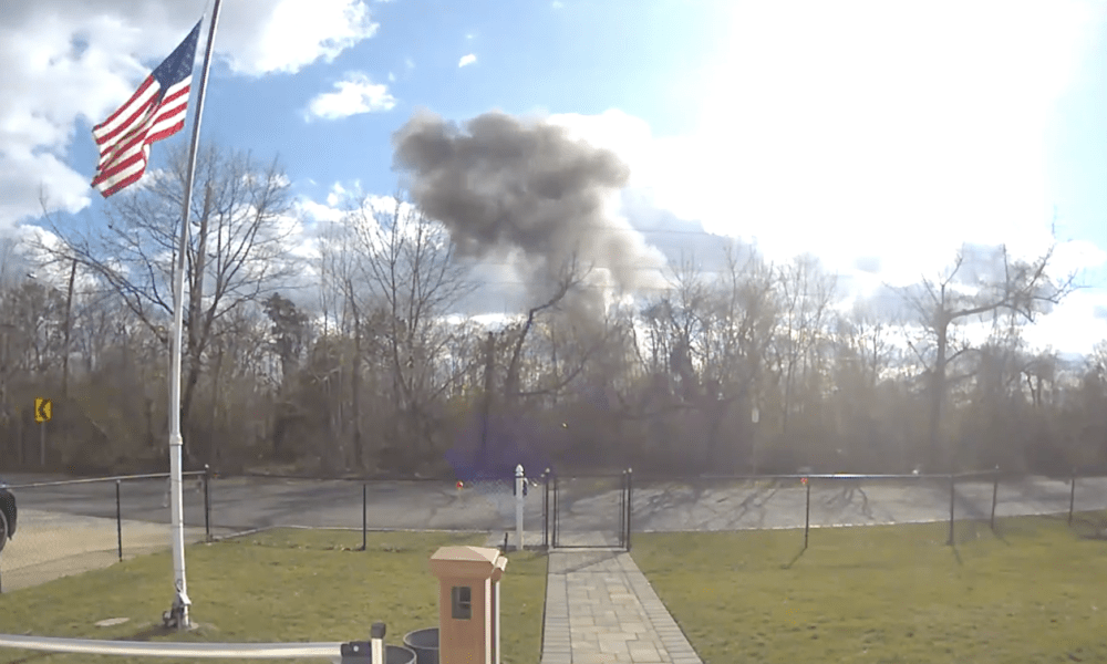 Small Plane Crashes Into Long Island Neighborhood On Ring Camera ...