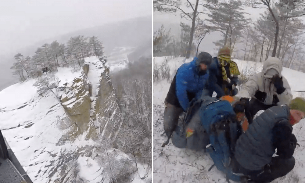 Four Kentucky College Students Rescued From Atop Courthouse Rock In Red ...